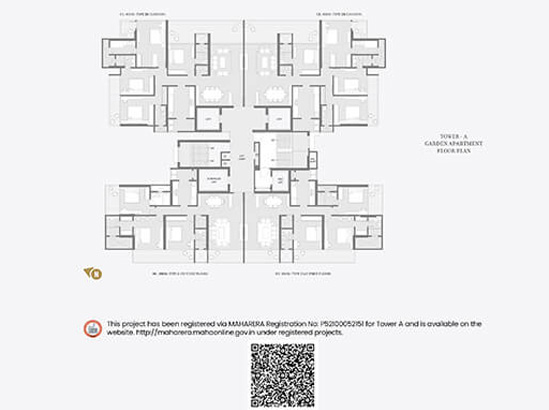 4 BHK Configuration for 24K Manor, Pimple Nilakh