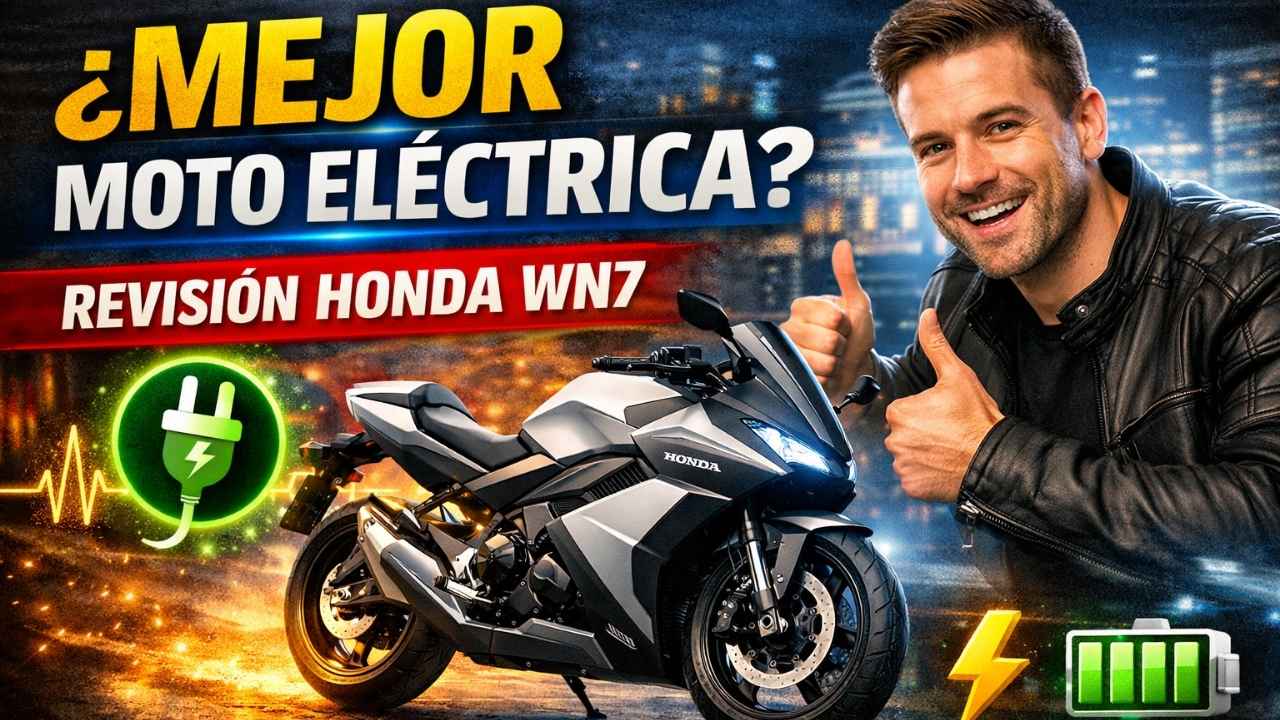 ¿La mejor moto eléctrica del momento? Descubre todo sobre la Honda WN7 en esta revisión completa